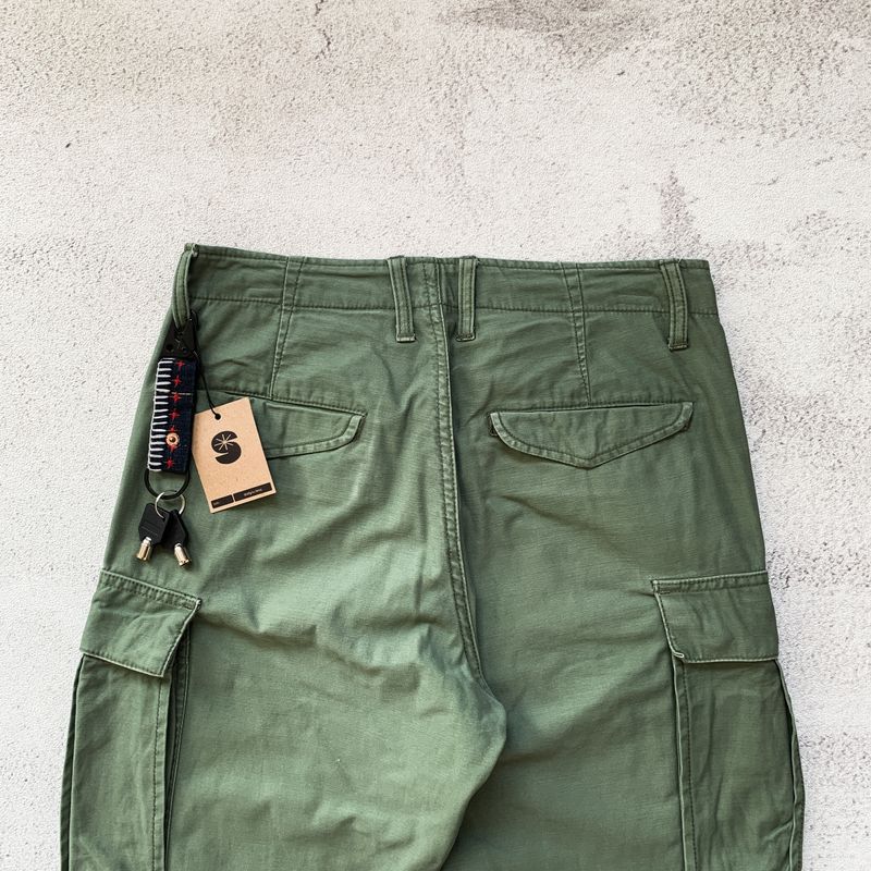 BACK NUMBER CARGO PANTS OLIVE JAPAN MADE, foto 3