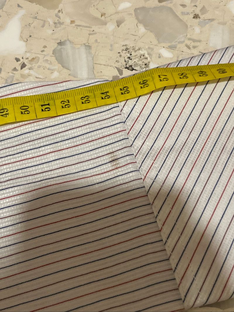 Hugo boss red blue striped cotton button up, foto 7