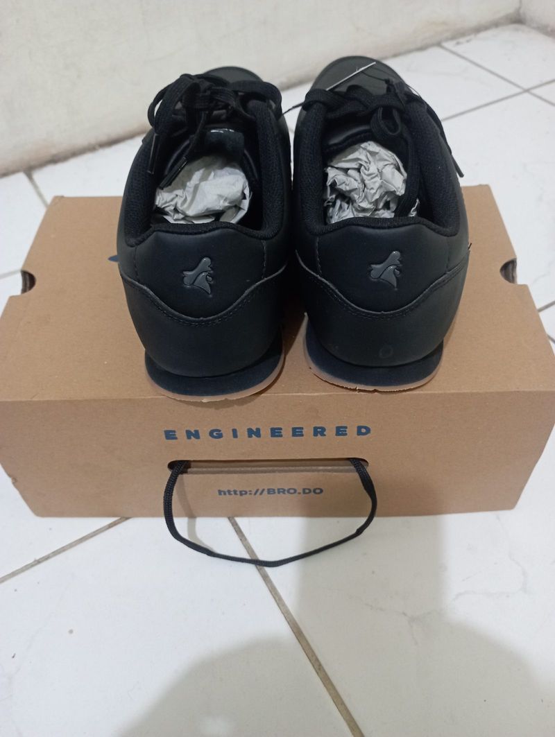 JUAL BRODO SNEAKER BASE LITE ALL BLACK GS, foto 2