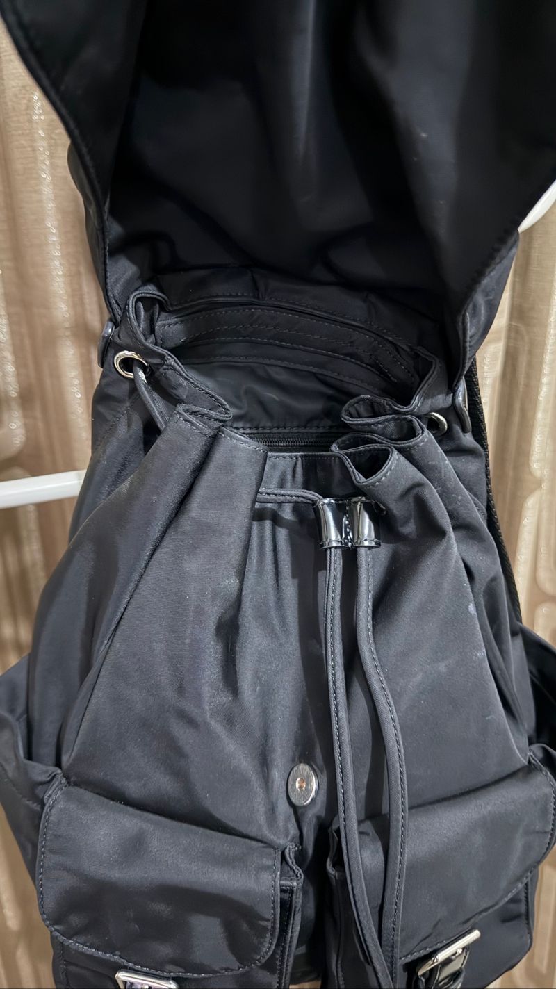 Tory Burch Virginia Nylon Backpack Black, foto 4