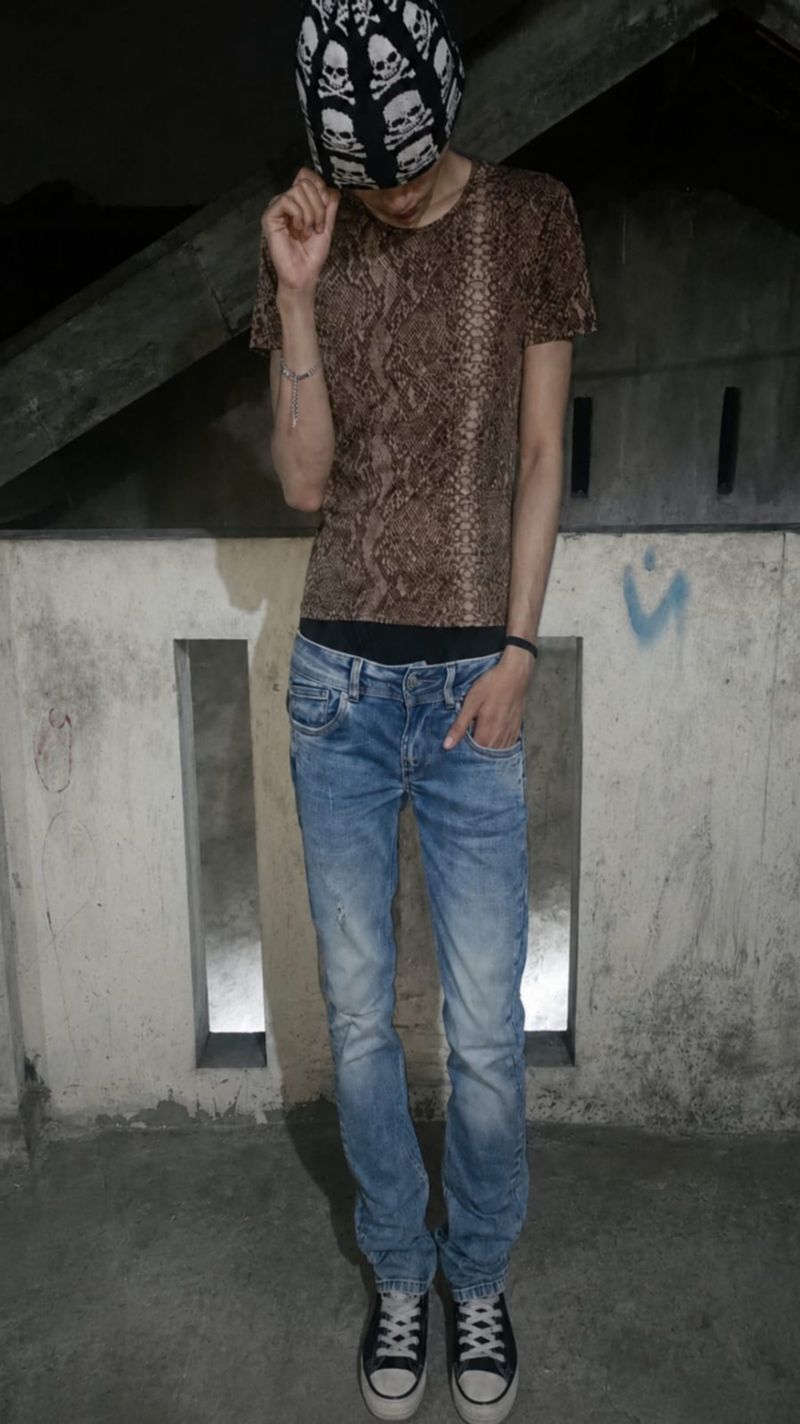 Emmebivi Snakeskin Pattern Tee, foto 5