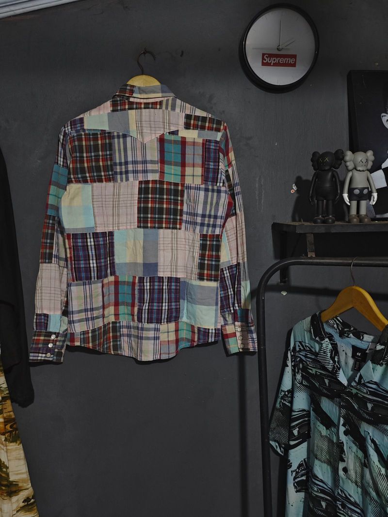 Flanel Patchwork H.R Market Japan, foto 2