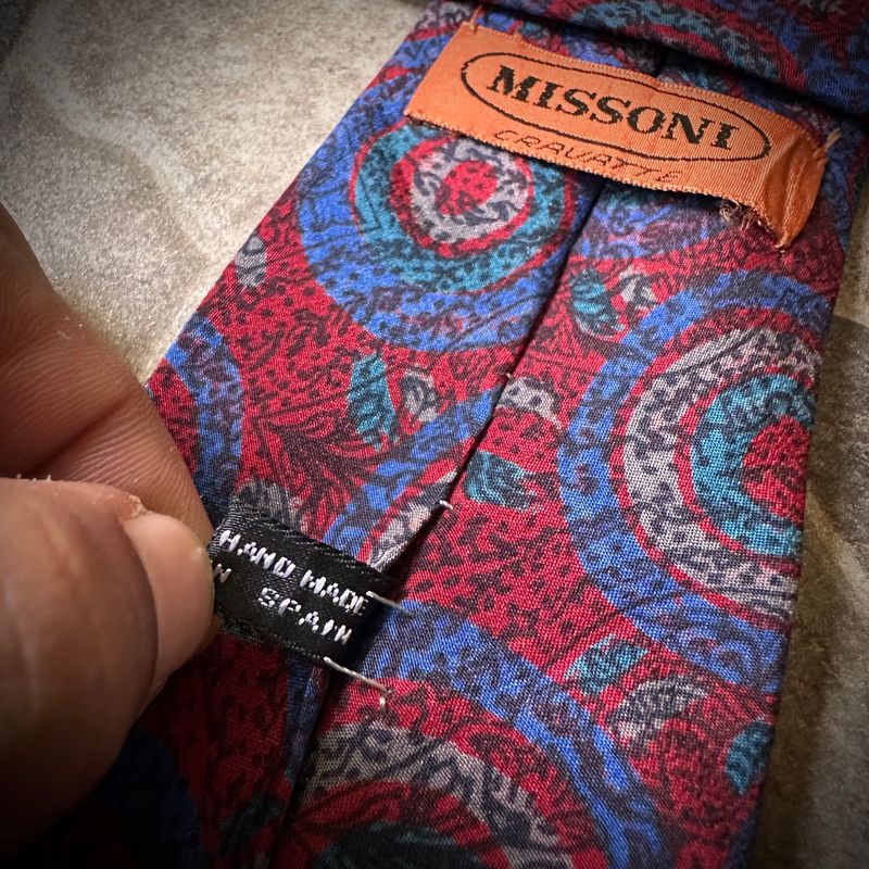 Dasi vintage Missoni, foto 7