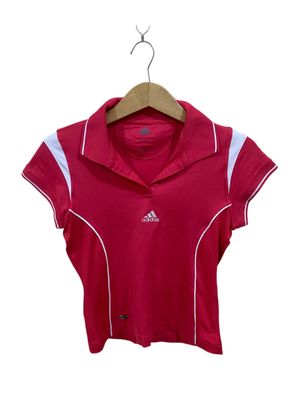 Y2K Adidas Fitted Red Jersey
