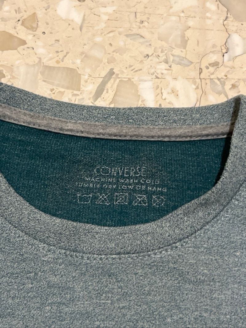 Converse all star teal blue shirt, foto 2