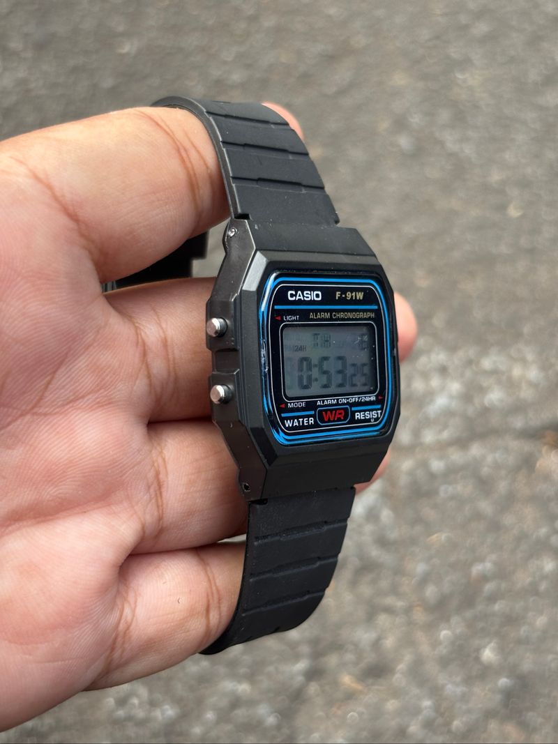 JAM TANGAN CASIO F91W DIGITAL, foto 3