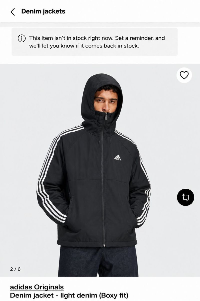 Adidas jacket semi gorpcore, foto 2