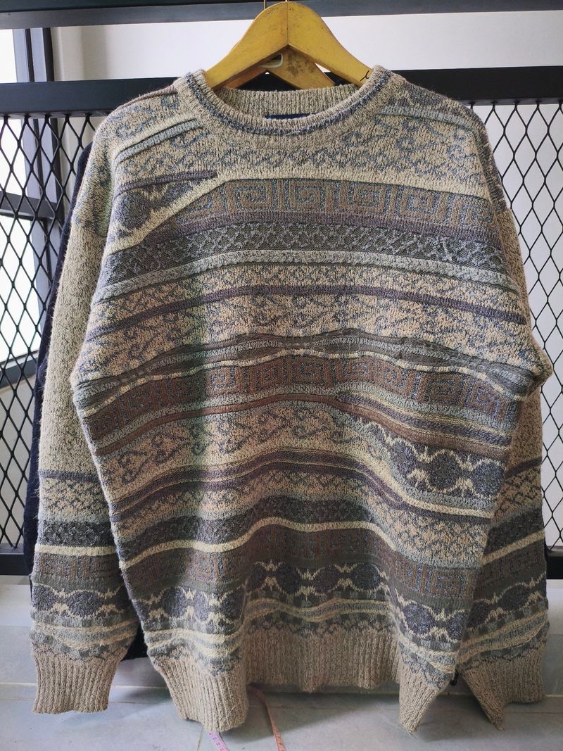 Granpa 3D Vintage Pattern Knitwear, foto 2