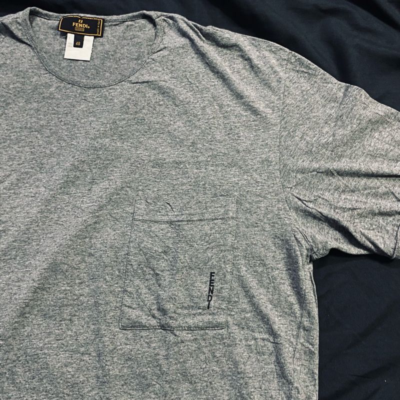 Casual T-shirt Pria gray, foto 2