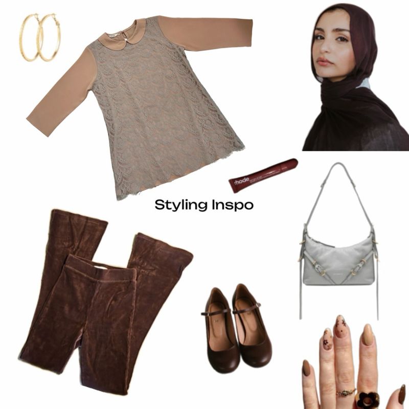 Brown Lace Blouse, foto 8