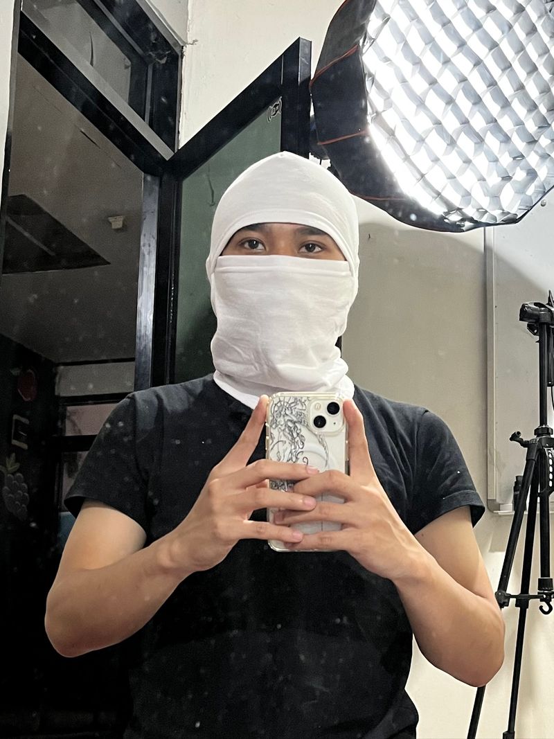 balaclava thermoform heavy snow mask white, foto 9