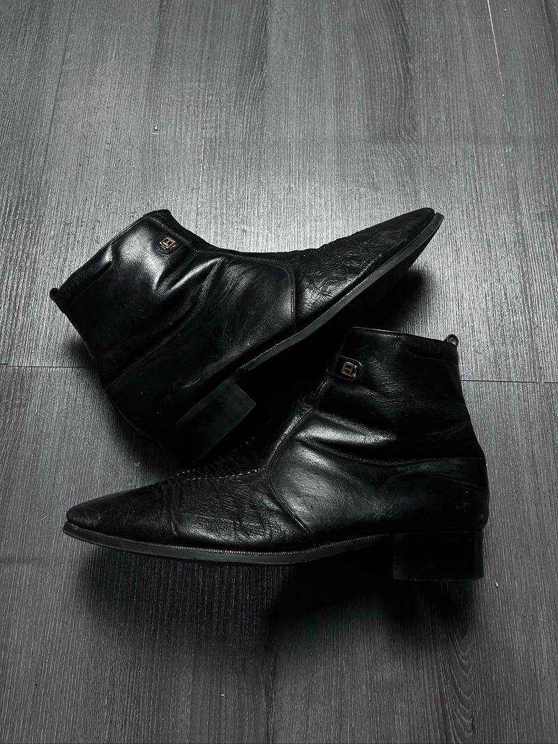 Rare Giuliano leather boots, foto 5