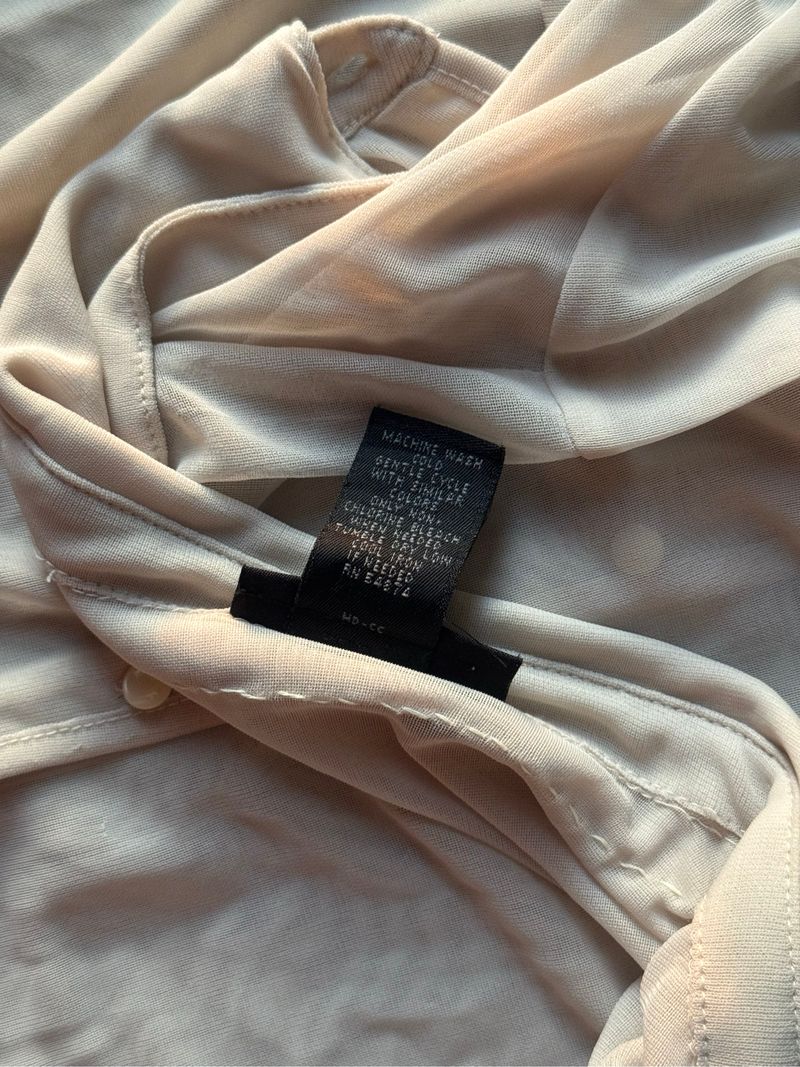 sheer cream shirt - THE LIMITED, foto 5