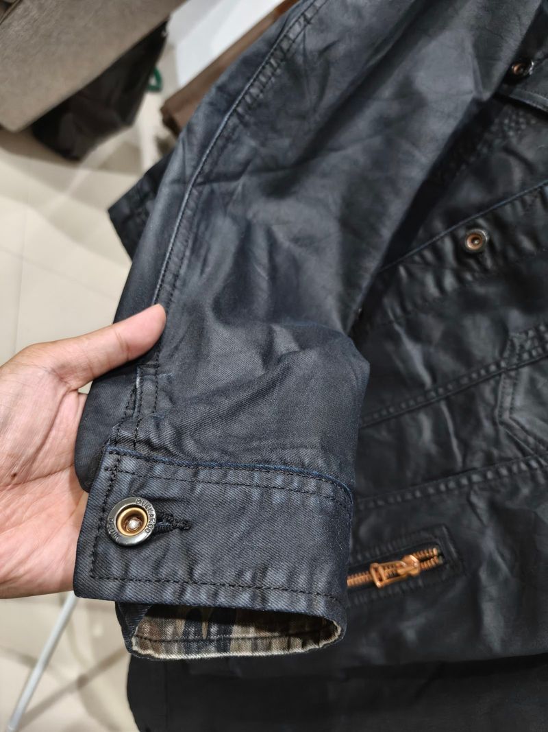 Jaket trucker denim wax buckaroo, foto 4
