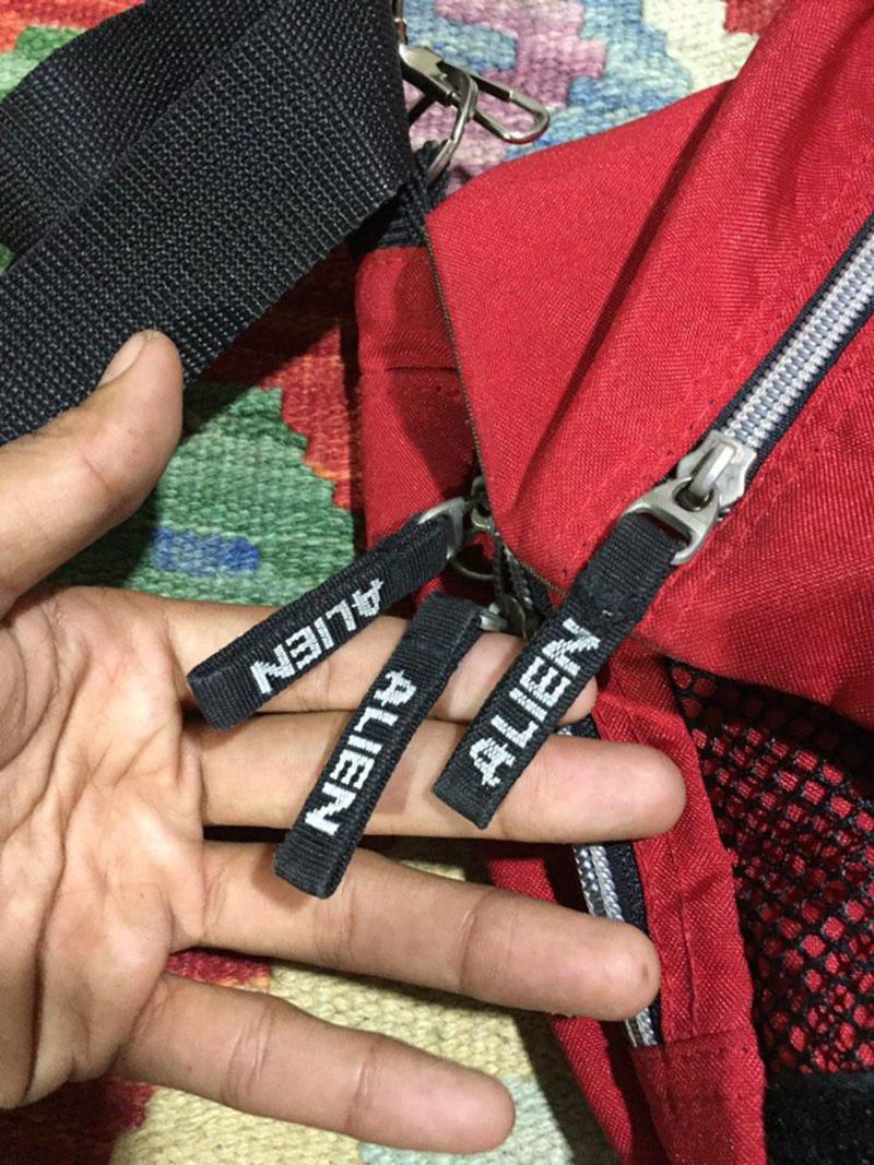 VTG ALIEN👽 WORKSHOP SILNG BAG RED, foto 7