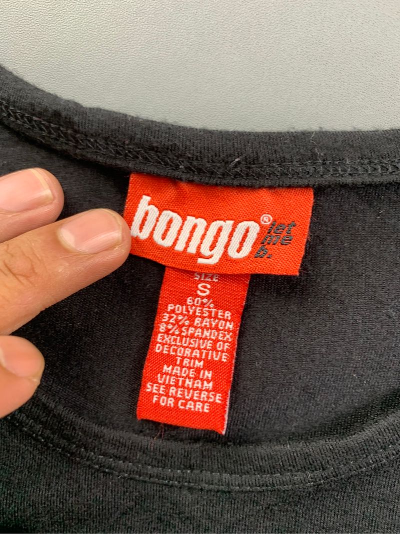 2000s bongo Black Bondage Longsleeves (S), foto 7