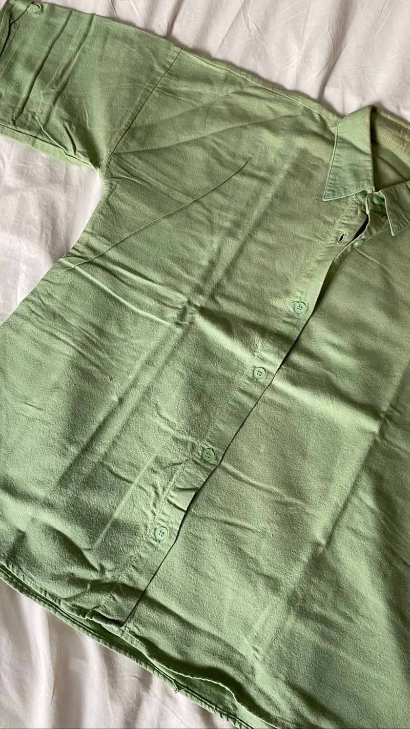 Mint Linen Shirt, foto 3