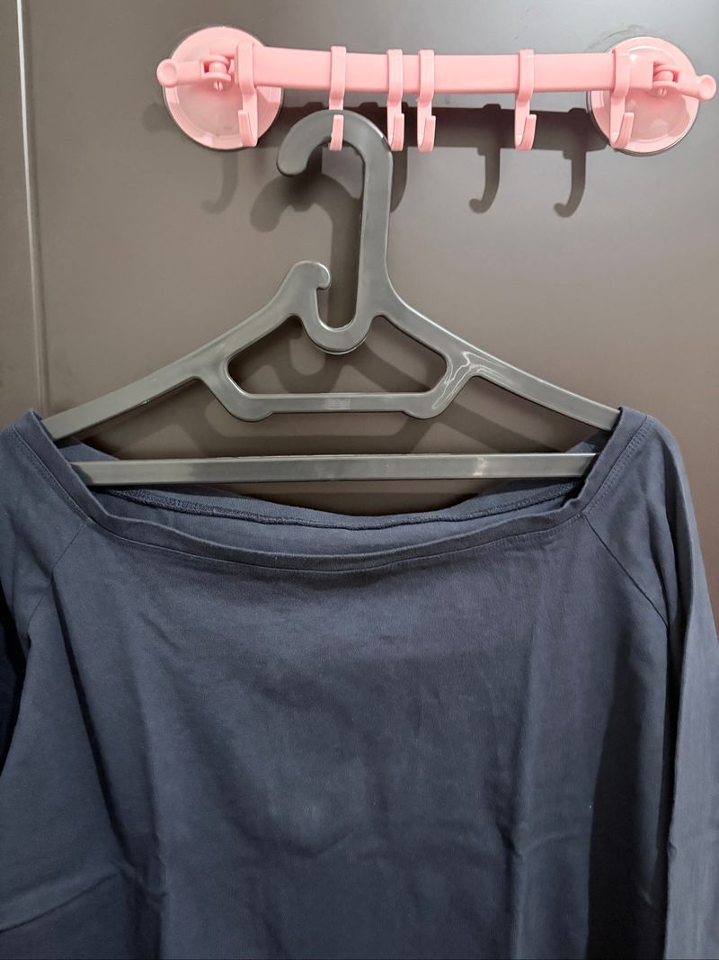 Kaos warna navy sabrina, foto 4