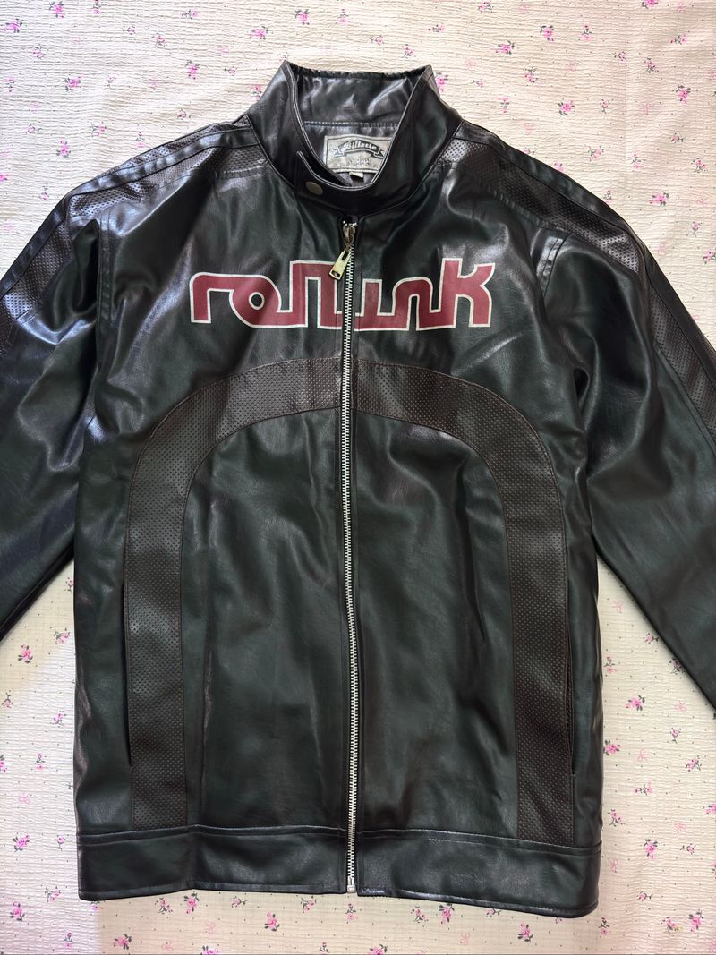 High Neck Leather Jacket, foto 2
