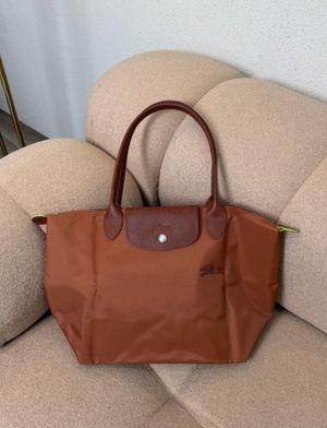 Longchamp Cognac MLH Tote Bag