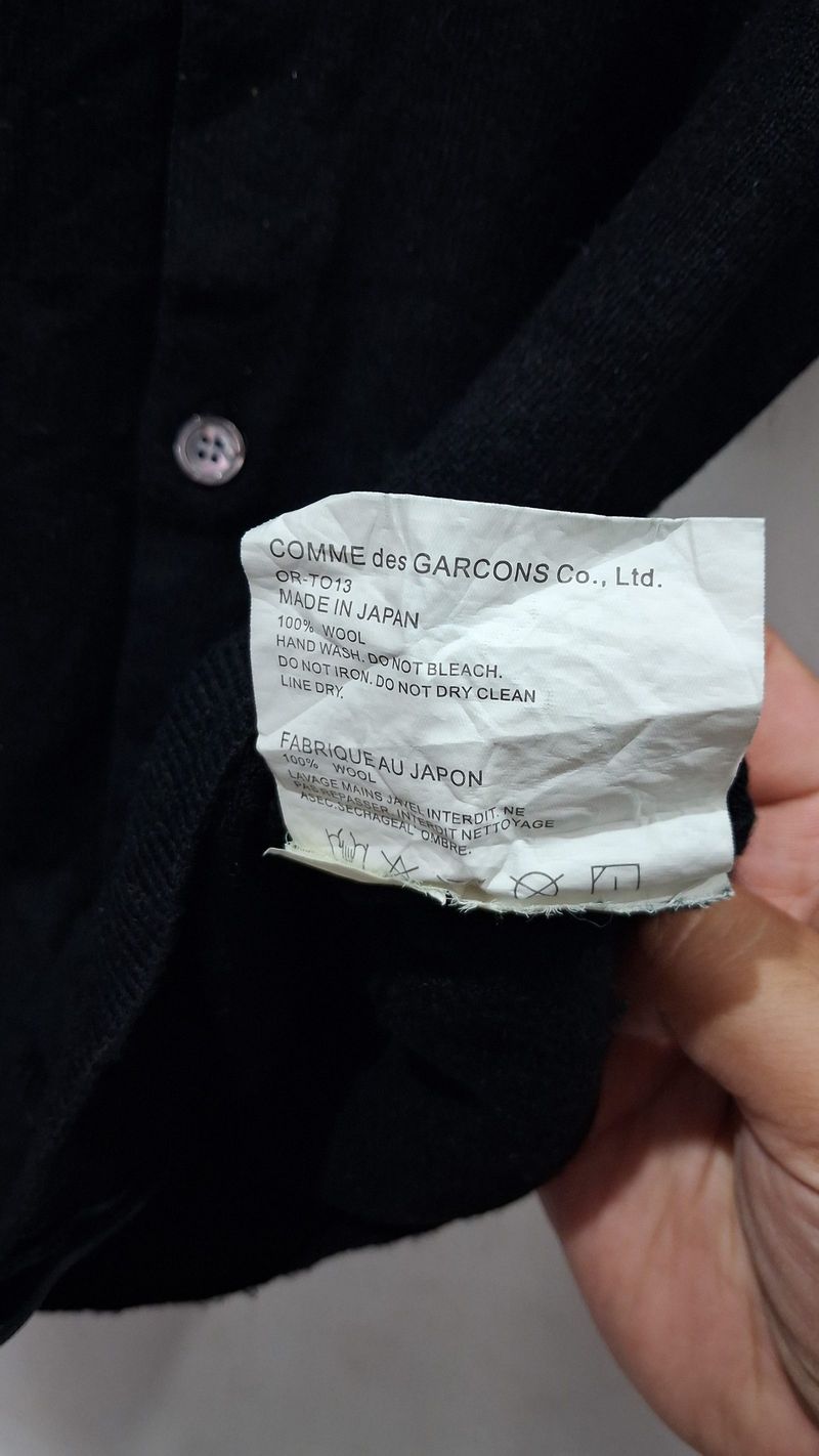 Play comme des garcons cardigan black, foto 5