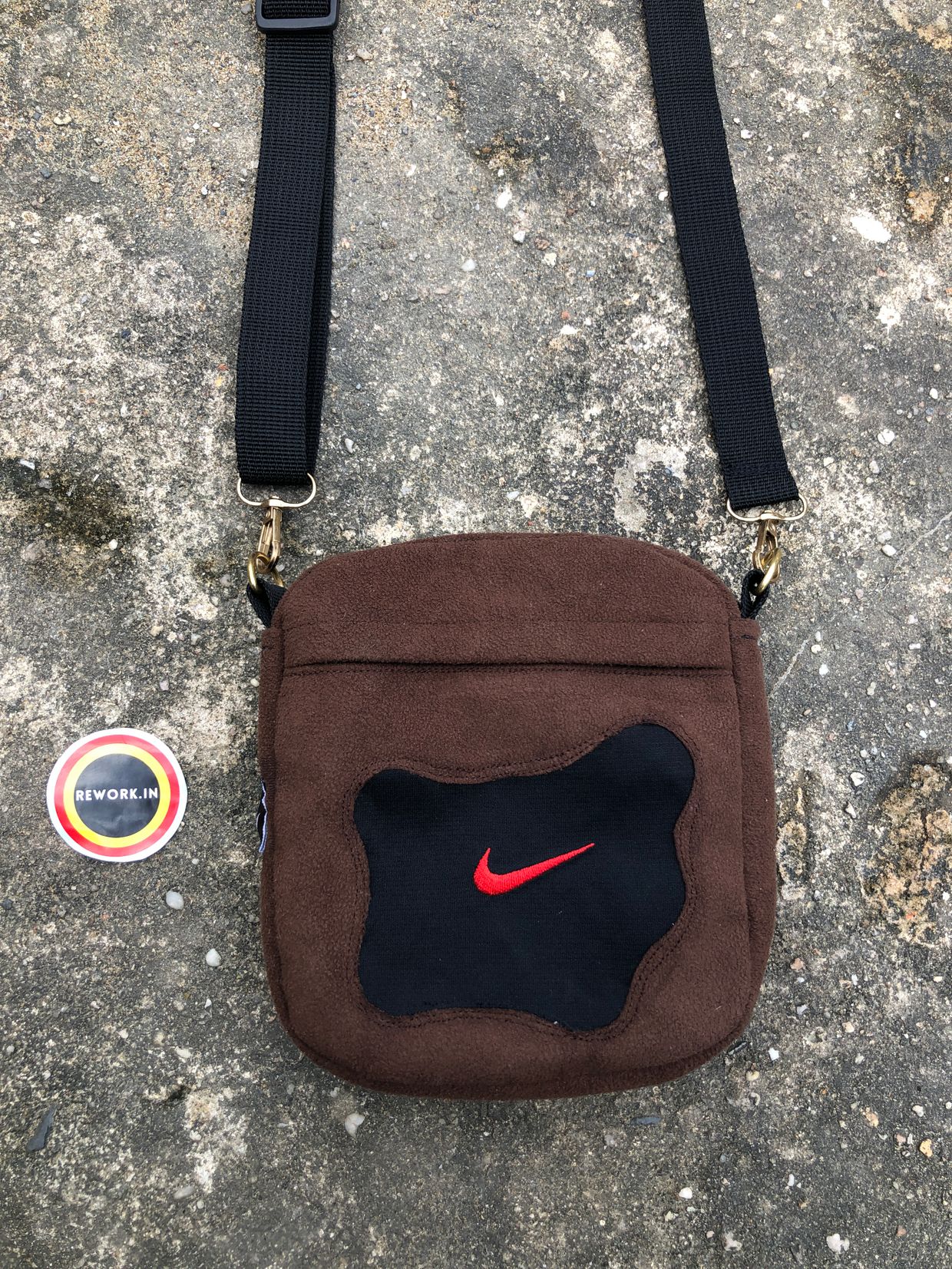 Crossbody Bag Nike Reworked Shoulder Bag Vintage Rework Nike Chain