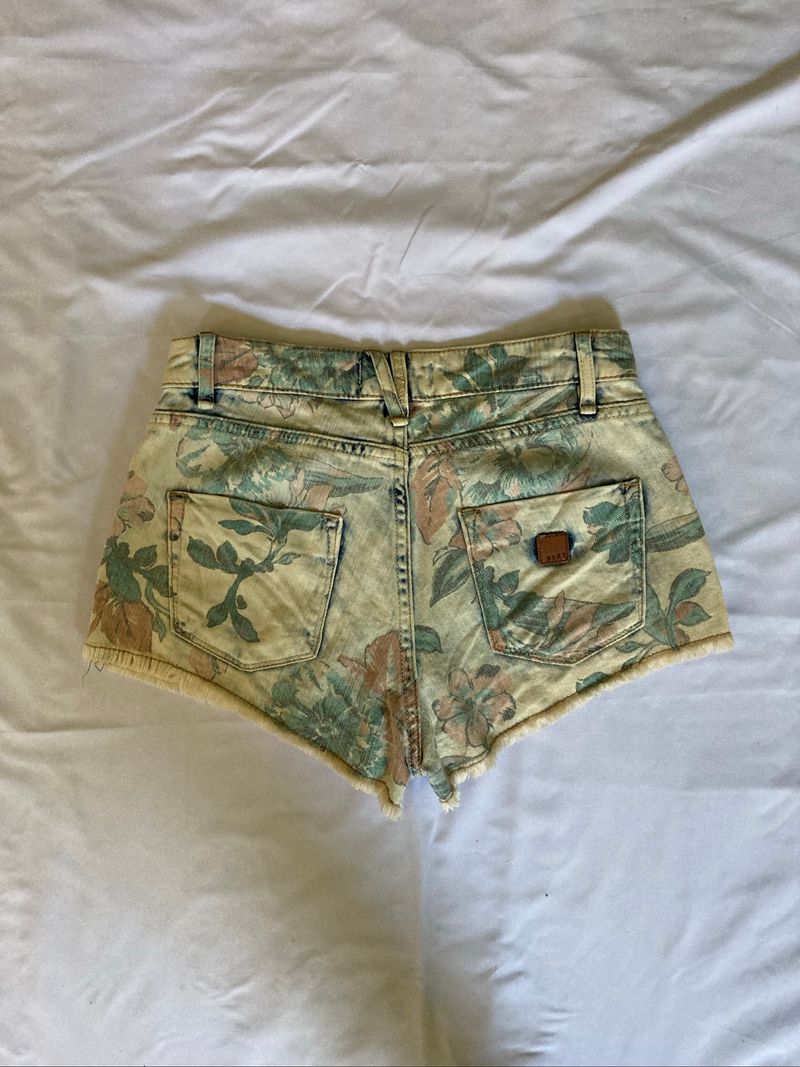 roxy floral denim shorts, foto 2