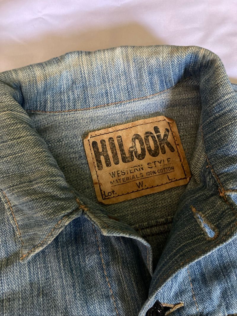 striped denim jacket, foto 5