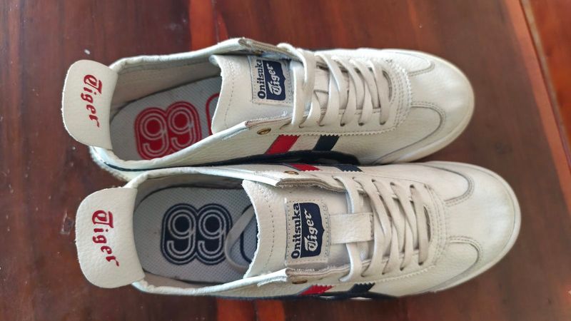 Sepatu onitsuka mexico 66 red blue, foto 7