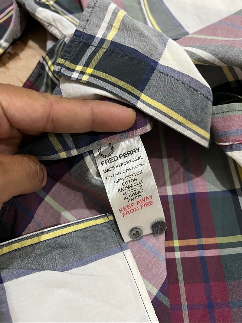 Fred Perry Portugal Made Button Up Shirt, foto 7
