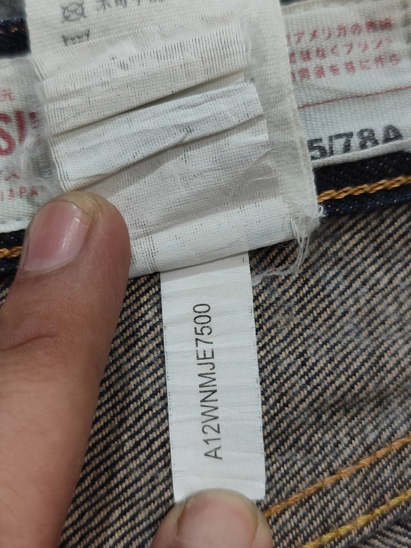 Evisu Daicock No 3 Lot 2000 Raw Denim Jeans, foto 9