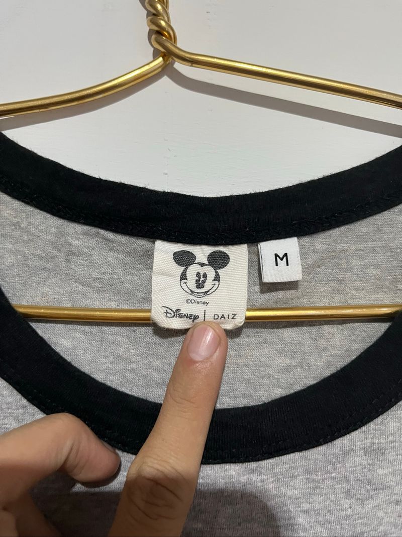 Y2k Mickey Mouse Ringer T-Shirt, foto 3
