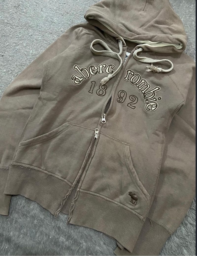 abercrombie y2k fitted double zipper, foto 3