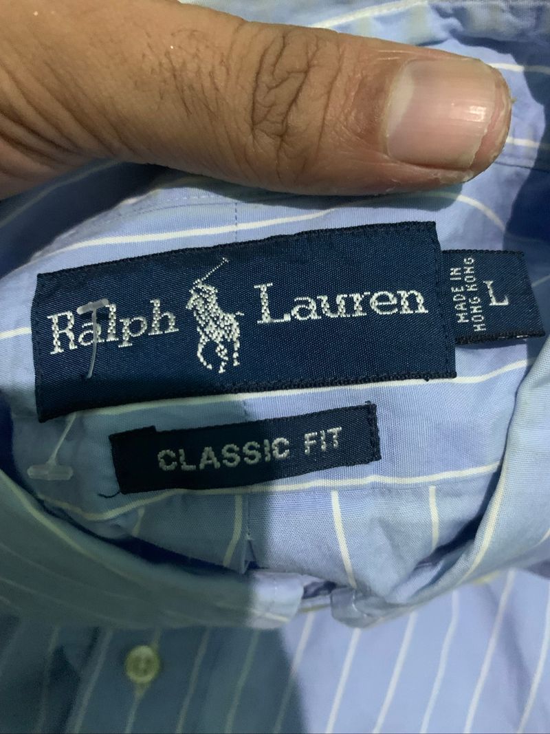 Kemeja Polo Ralph Lauren Stripe, foto 3