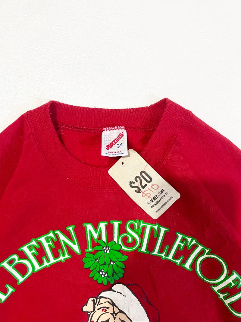 Crewneck Vintage Jerzees Christmas, foto 4