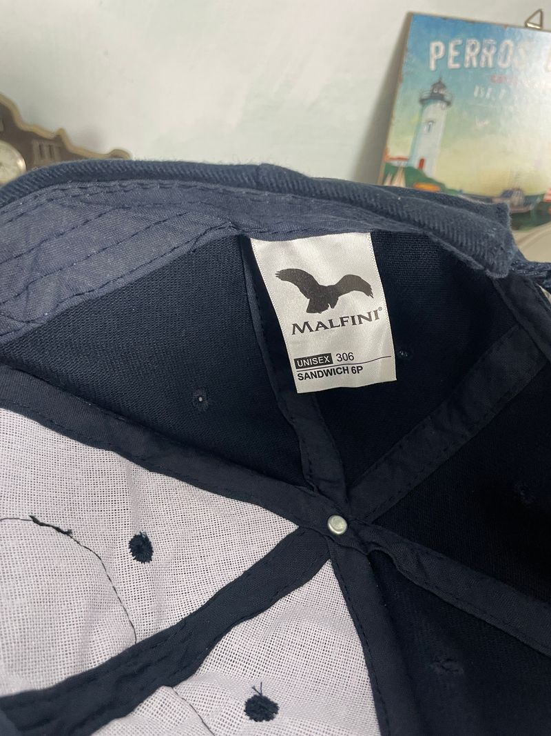 Vintage Casual Hat Pria navy, foto 4