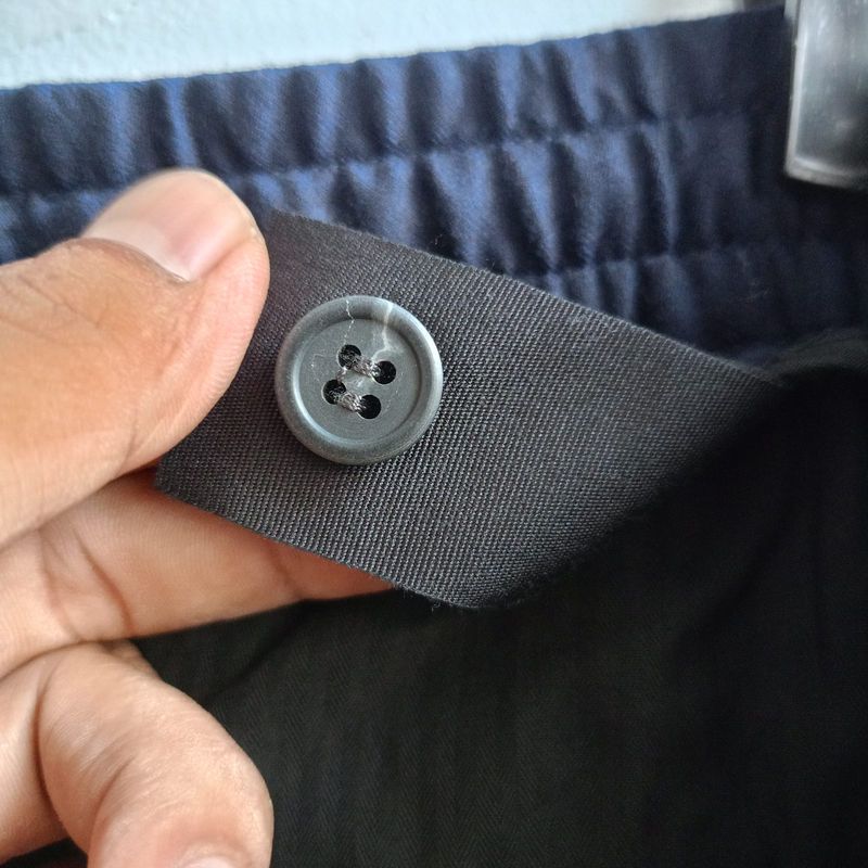 COS Trousers Pants Wool Navy, foto 10