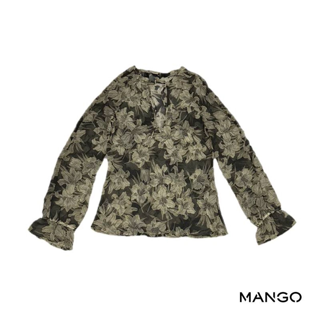 Mango Blouse Wanita black