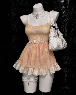 ╋━ Floral Mini Dress