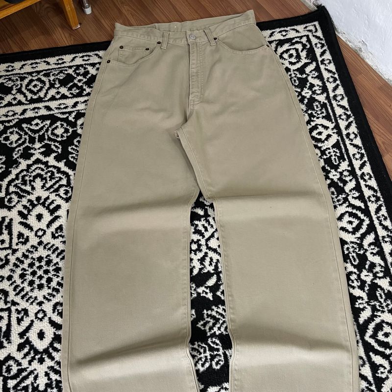 Bobson Chinos Pants Beige Loose fit Type🇯🇵, foto 5