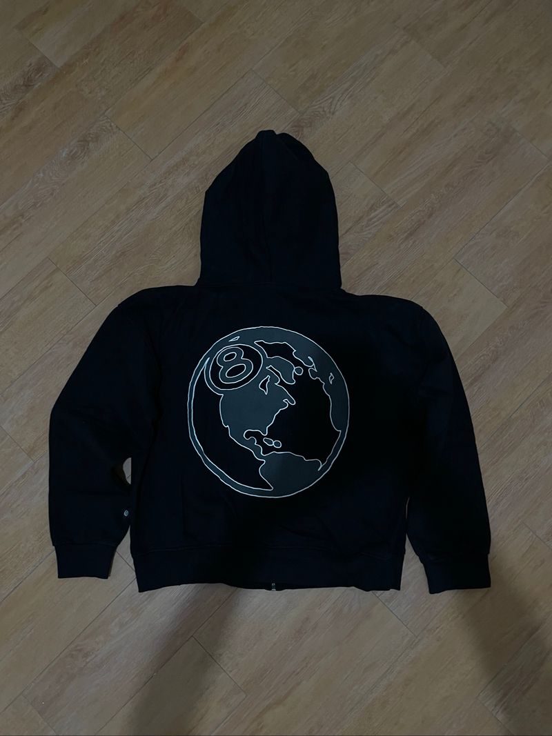 Satisfaction Hoodie Zipper BOXY 8 ball, foto 2