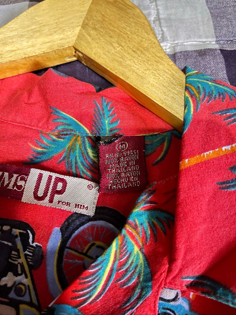 80s aloha open collar shirt size L, foto 4
