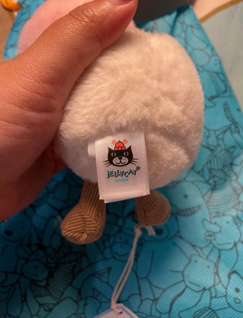 Amuseables Marshmallow Bagcharm Jellycat, foto 5