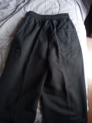 Sweatpants hitam tebal 290gsm
