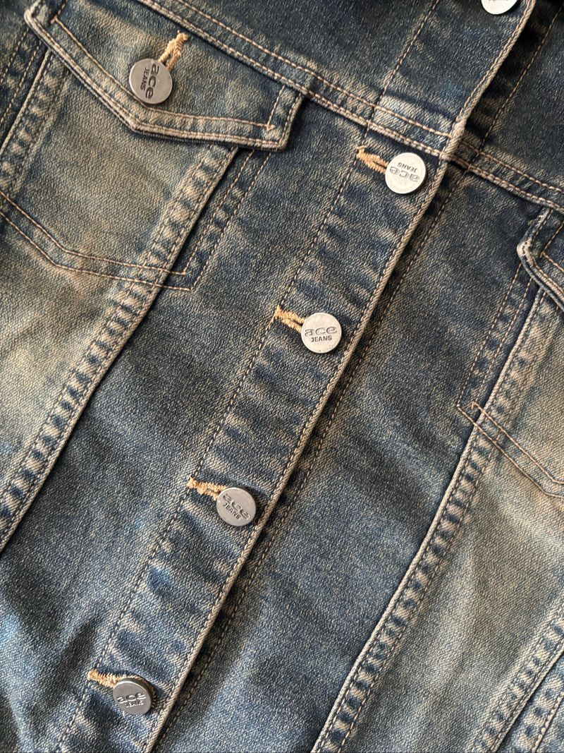 Denim Jacket Blue Wash Vtg, foto 4