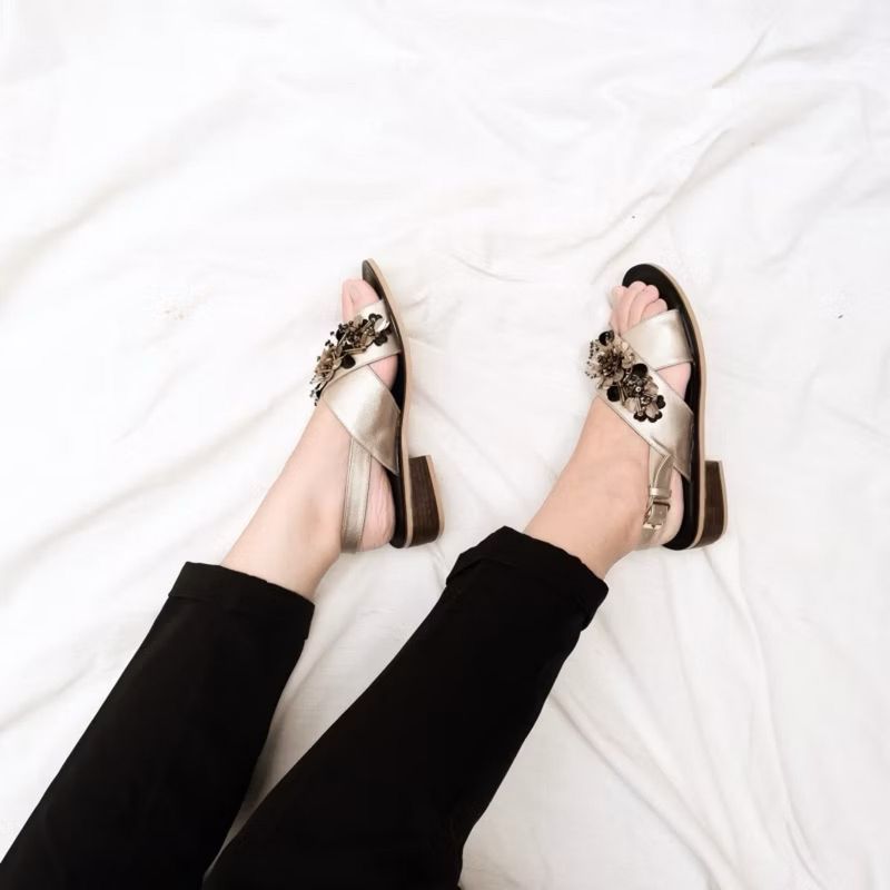 Bembiibloopshoes Emma Twotone Gold Black, foto 3