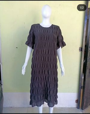 DRESS HITAM BIG SIZE