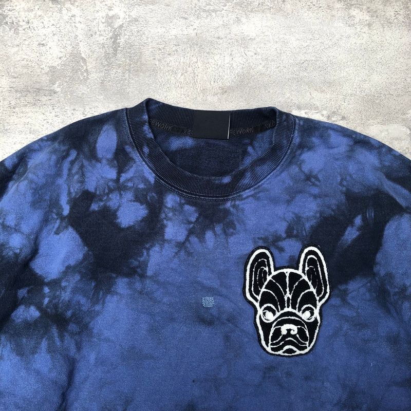 Crewneck Life Work tie dye oversized, foto 3