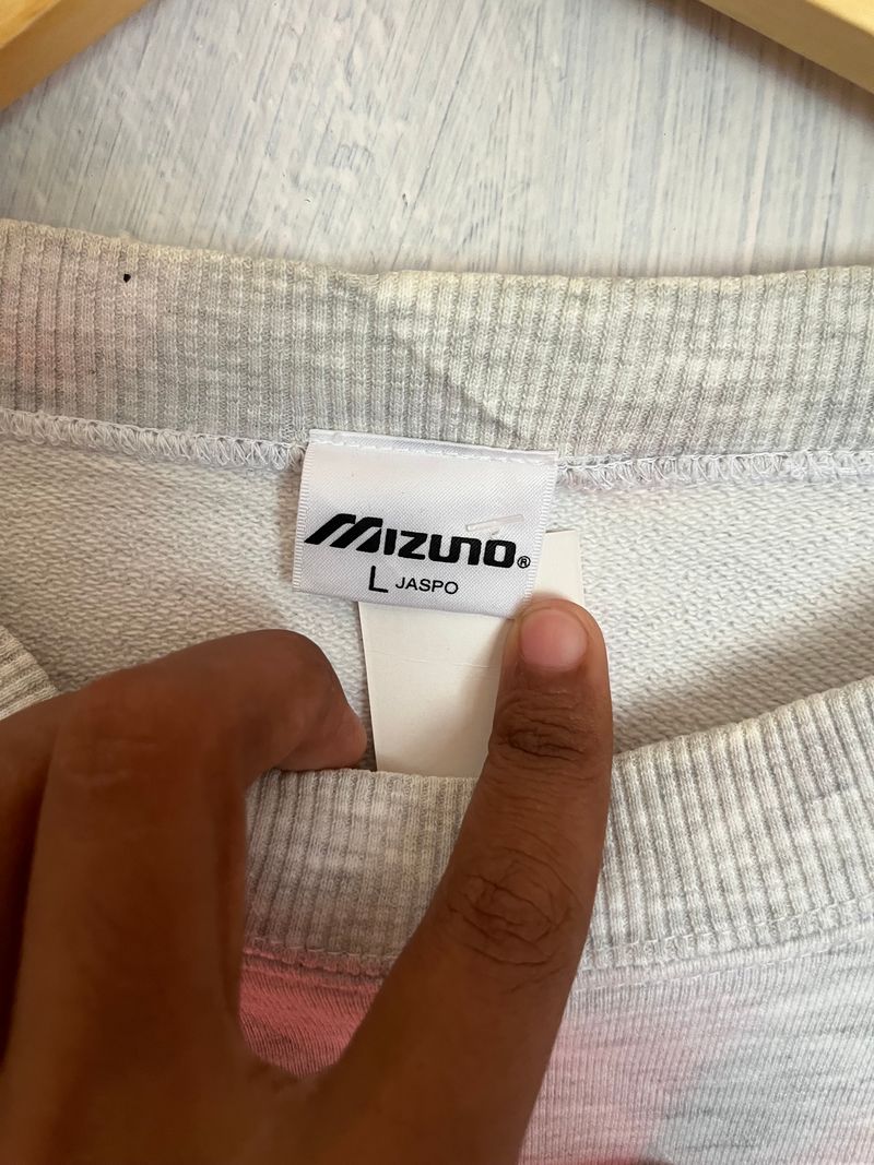 Mizuno Casual Sweater Pria gray, foto 4
