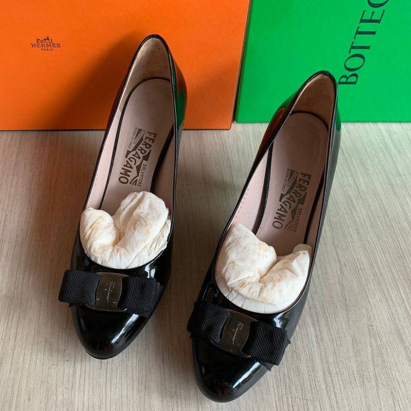 SALVATORE FERRAGAMO HEELS SIZE 8D EU 39, foto 9